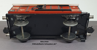 Märklin 17910 Spur 0, Blech Gepäckwagen m.BrH, rotbraun, ab ca.1931, 185 mm