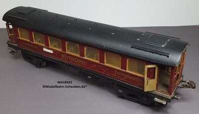 Märklin 18421 Spur 1, D-Zug Speisewagen Mitropa, Inneneinrichtiung, 4-achs, 420mm