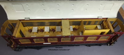Märklin 18421 Spur 1, D-Zug Speisewagen Mitropa, Inneneinrichtiung, 4-achs, 420mm