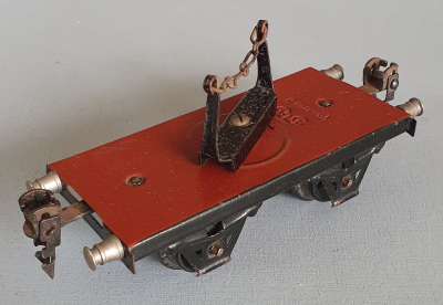 Märklin 1961 Spur 0, Drehschemelwagen, Rungen, Ketten, 30er Jahre
