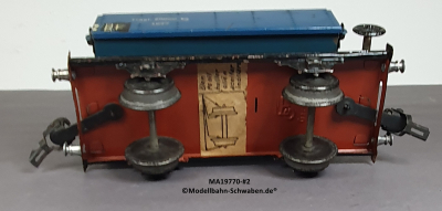 Märklin 19770 Spur 0, Blech Kippwagen, ab ca.1934, blau, 165 mm