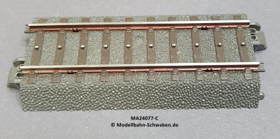 Märklin 24077 C-Gleis Gerade Länge 77,5 mm, Rostnachbildung