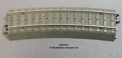 Märklin 24215 C-Gleis Gebogen R2 = 437,5 mm / 15°