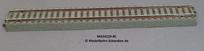 Märklin 24229 C-Gleis Gerade Länge 229,3 mm, Rostnachbildung