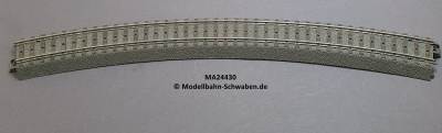 Märklin 24430 C-Gleis Gebogen R4 = 579,3 mm / 30°