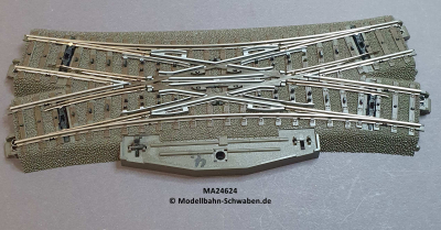 Märklin 24624 C-Gleis DKW, Hand, 188,3 mm / 24,3°