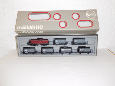 Märklin 2855 H0 Kesselwagenzug EVA mit BR 212 224-0, DB, OVP