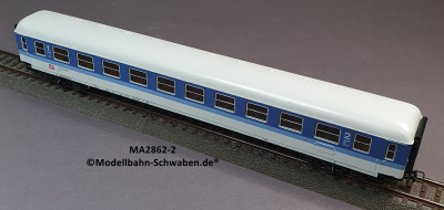 Märklin 2862-2 H0 Interregio-Wagen, 1./2.Kl. weiß/blau aus Sonderserie, DB