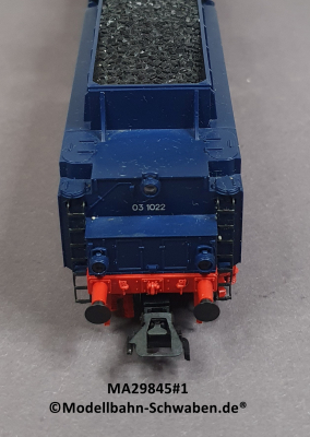 Märklin 29845#1 H0 Schlepptender Dampflok BR03 1022, DB, blau, Digital