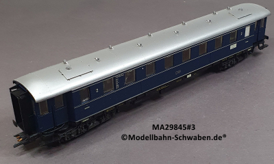 Märklin 29845#3 H0 Schnellzugwagen 2.Kl., DB, Innenbel. Stromf. Kupplungen