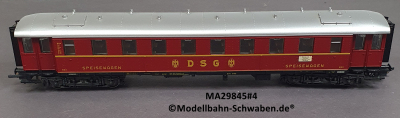 Märklin 29845#4 H0 Speisewagen DSG, Innenbel. Stromf. Kupplungen