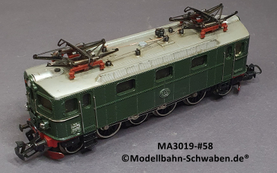 Märklin 3019 H0 Elektrolok, GS 800, Nr. 884, Guss, SJ, Version 1958, OVP