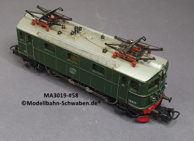 Märklin 3019 H0 Elektrolok, GS 800, Nr. 884, Guss, SJ, Version 1958, OVP