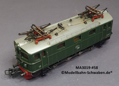 Märklin 3019 H0 Elektrolok, GS 800, Nr. 884, Guss, SJ, Version 1958, OVP