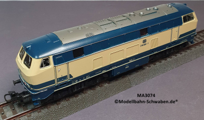 Märklin 3074 H0 Diesellok beige/blau, BR 216 090-1, DB, OVP