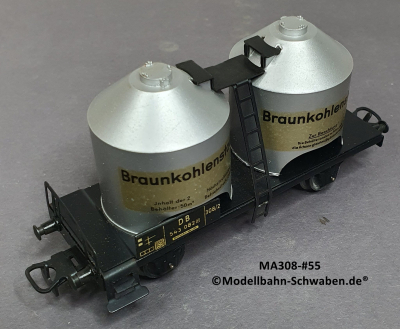 Märklin 308 H0 Braunkohlenstaubwagen 543 082, DB, OVP, Bz. 1955
