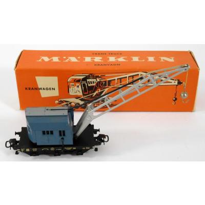 Märklin 315/2 H0 Kranwagen mit Kugelhaken, 3-achsig, DB, OVP