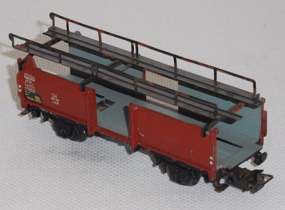 Märklin 315/4 H0 Autotransportwagen unbeladen, DB