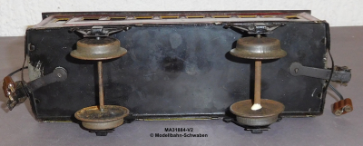 Märklin 31884 Spur 0, Blech Personenwagen 3. Klasse, braun, Innenbeleuchtung, Bauzeit vor 1929