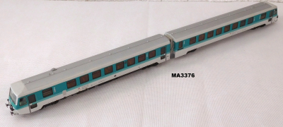 Märklin 3376 H0 Nahverkehrszug, 2-teiliger Diesel-Triebwagen der DB, OVP
