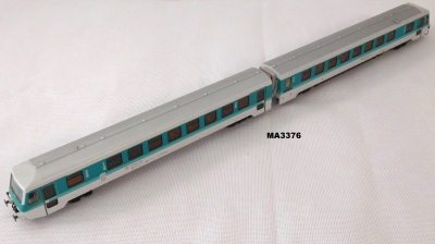 Märklin 3376 H0 Nahverkehrszug, 2-teiliger Diesel-Triebwagen der DB, OVP