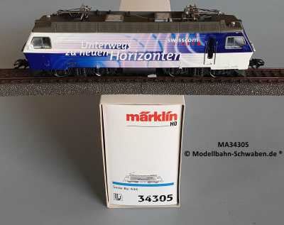 Märklin 34305 H0 E-Lok Serie Re 446, Swisscom, SBB, EVP, Delta Digital
