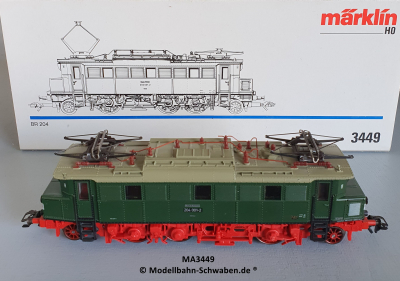 Märklin 3449 H0 E-Lok, BR204 001-2, DR, OVP