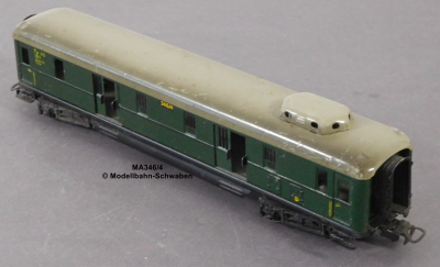 Märklin 346/4 H0 Blech Gepäck-/Schürzenwagen, Pw 4ü 39t, Bz.1951