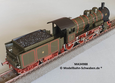 Märklin 34988 H0 Schlepptender Dampflok P8 Baden, Delta Digital, KPEV, OVP