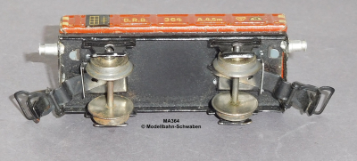 Märklin 364 Spur H0, Blech Niederbordwagen, Bauzeit ab 1941