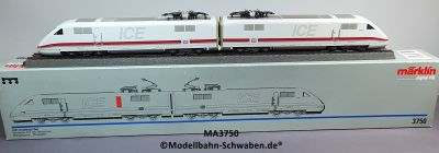 Märklin 3750 H0 MHI ICE -Triebköpfe BR 401 Elisabeth, Digital, DB, OVP