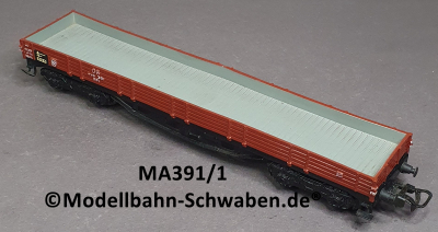 Märklin 391/1 H0 Niederbordwagen BN 496 391, DB