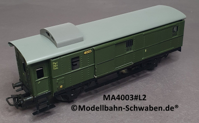 Märklin 4003 H0 Personenzug Gepäckwagen, BN 4003, Innenbeleuchtung