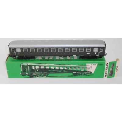 Märklin 4022 H0 D-Zug-Wagen, 182035 Stg, B4ümg, OVP, 1959