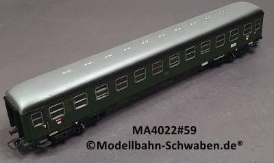 Märklin 4022 H0 D-Zug-Wagen, Blech, 2.Kl. BN 182035 Stg, DB, Bz.1959