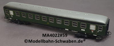 Märklin 4022 H0 D-Zug-Wagen, Blech, 2.Kl. BN 182035 Stg, DB, Bz.1959