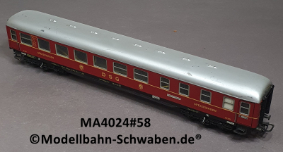 Märklin 4024 H0 Speisewagen, DSG. 001001, WR4ümg, m.Bel., BZ 1958