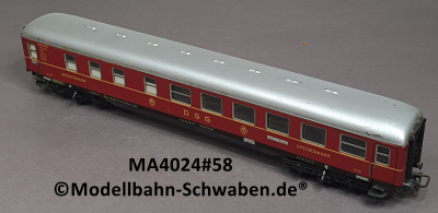 Märklin 4024 H0 Speisewagen, DSG. 001001, WR4ümg, m.Bel., BZ 1958