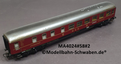 Märklin 4024 H0 Speisewagen DSG, Blech-Gehäuse, Bel. BN DB 001001