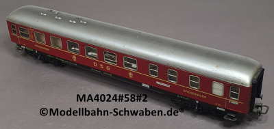 Märklin 4024 H0 Speisewagen DSG, Blech-Gehäuse, Bel. BN DB 001001