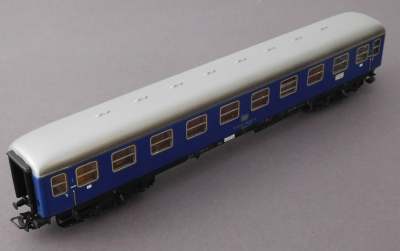 Märklin 4053 H0 D-Zug Personenwagen 1.Kl. blau, Zugschlußbel. 51 80 10-40 167-8, OVP, 1972