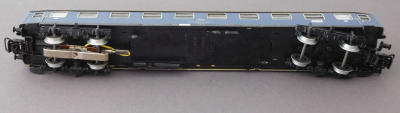 Märklin 4053 H0 D-Zug Personenwagen 1.Kl. blau, Zugschlußbel. 51 80 10-40 167-8, OVP, 1972