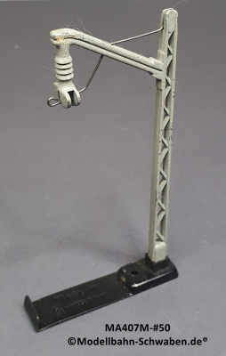 Märklin 407MN Spur 00 Oberleitung Mast 10 cm hoch, Bz.1950