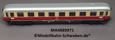 Märklin 4089 H0 TEE-Abteilwagen, 1.Kl., beleuchtet und mit Schlusslichter, DB, BZ 1971