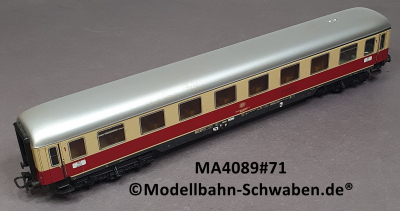 Märklin 4089 H0 TEE-Abteilwagen, 1.Kl., beleuchtet und mit Schlusslichter, DB, BZ 1971