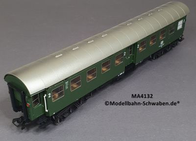Märklin 4132 H0 Personen- / Umbauwagen 2. Kl., Beleuchtet, DB, OVP
