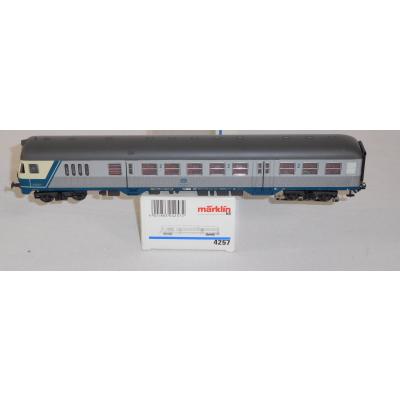 Märklin 4257 H0 Nahverkehrs-Steuerwagen, Silberling, 2.Kl., DB, OVP