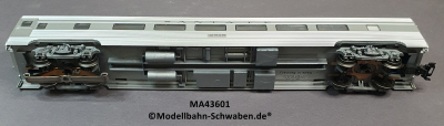 Märklin 43601 H0 Schnellzugwagen Streamliner Coach, Großraum-Sitzwagen, AT & SF, OVP