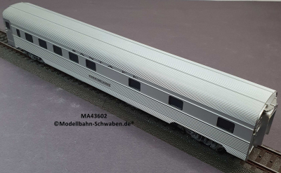 Märklin 43602 H0 Schnellzugwagen Streamliner Sleeper, Schlafwagen, AT & SF, OVP