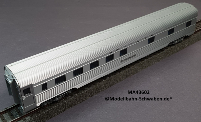 Märklin 43602 H0 Schnellzugwagen Streamliner Sleeper, Schlafwagen, AT & SF, OVP
